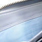 Christian Dior Diamante Stud Long Wallet, Leather, Blue, Gold Hardware