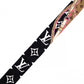 LOUIS VUITTON Twilly Bando BB Scarf, Silk, Black, Logo