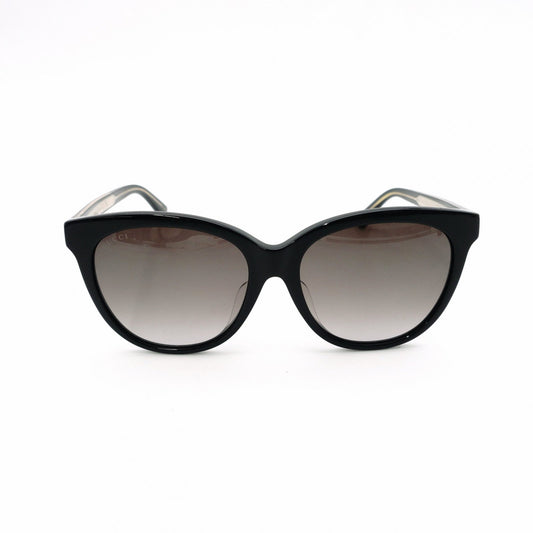 GUCCI Sunglasses, Plastic, Black, with Case