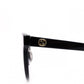 GUCCI Sunglasses, Plastic, Black, with Case