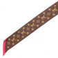 LOUIS VUITTON Takashi Murakami Twilly Monogram Cherry Scarf, Silk, Brown