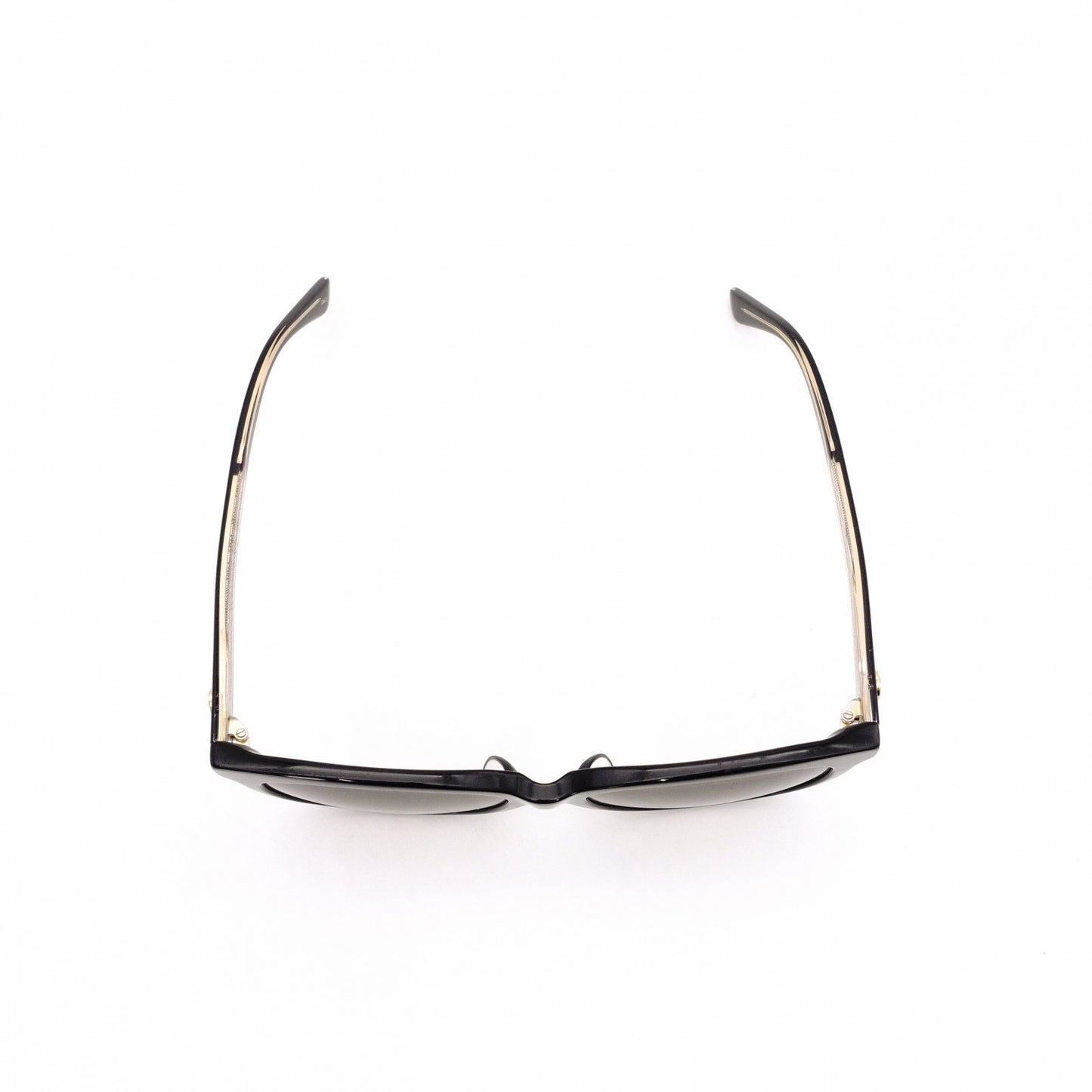 GUCCI Sunglasses, Plastic, Black, with Case