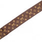 LOUIS VUITTON Takashi Murakami Twilly Monogram Cherry Scarf, Silk, Brown