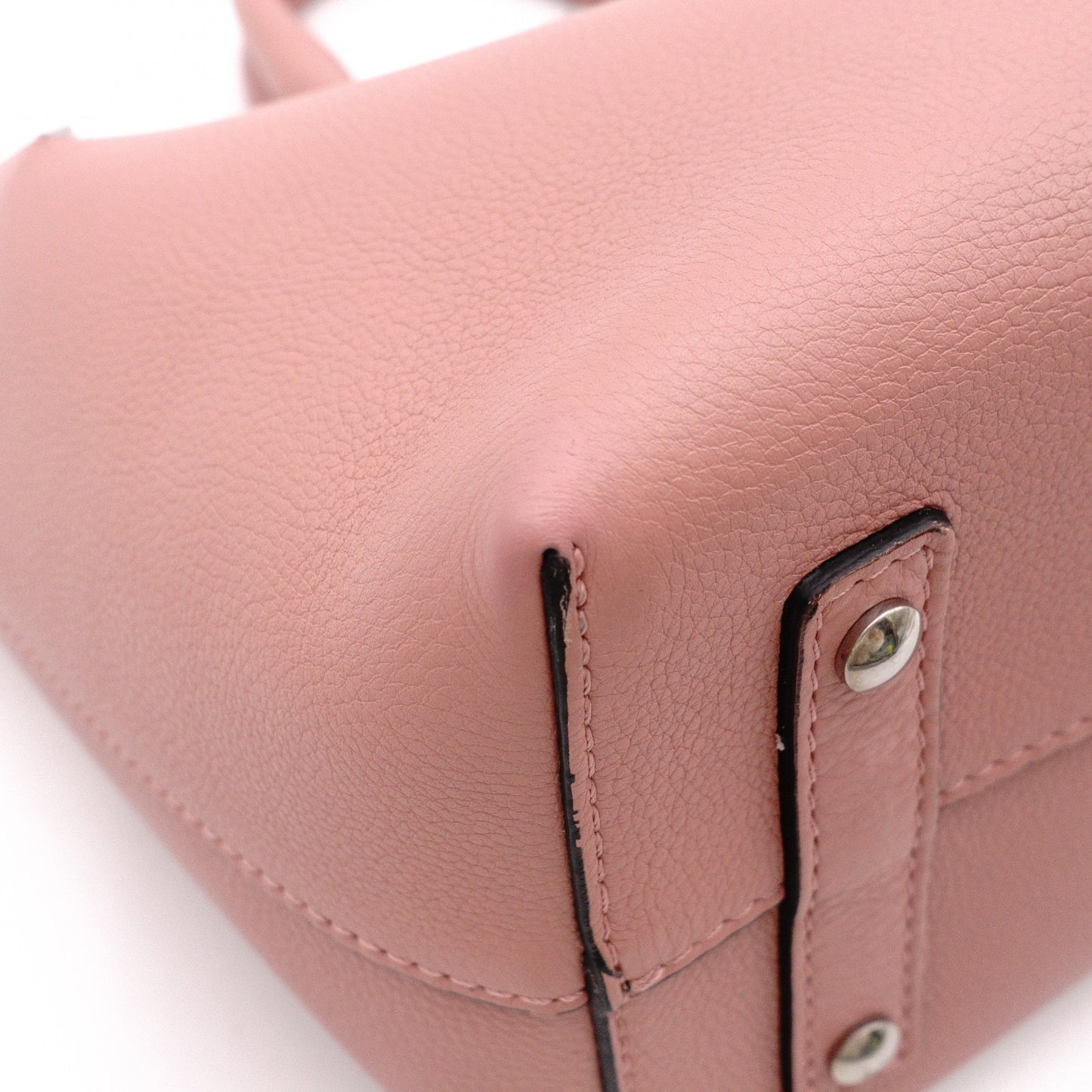 BURBERRY Belt Bag, Handbag, 2-Way Shoulder Bag, Leather, Pink, Women's