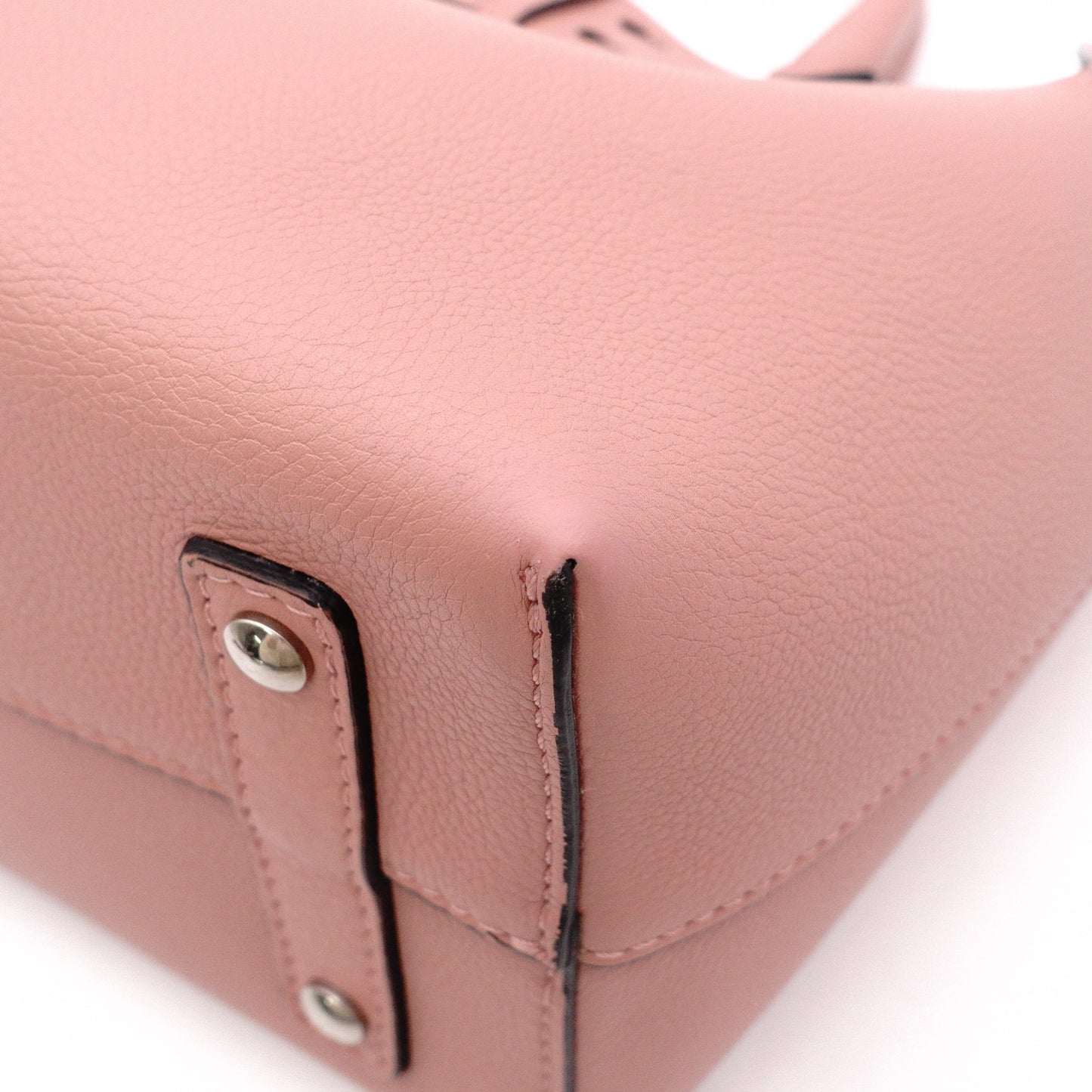 BURBERRY Belt Bag, Handbag, 2-Way Shoulder Bag, Leather, Pink, Women's