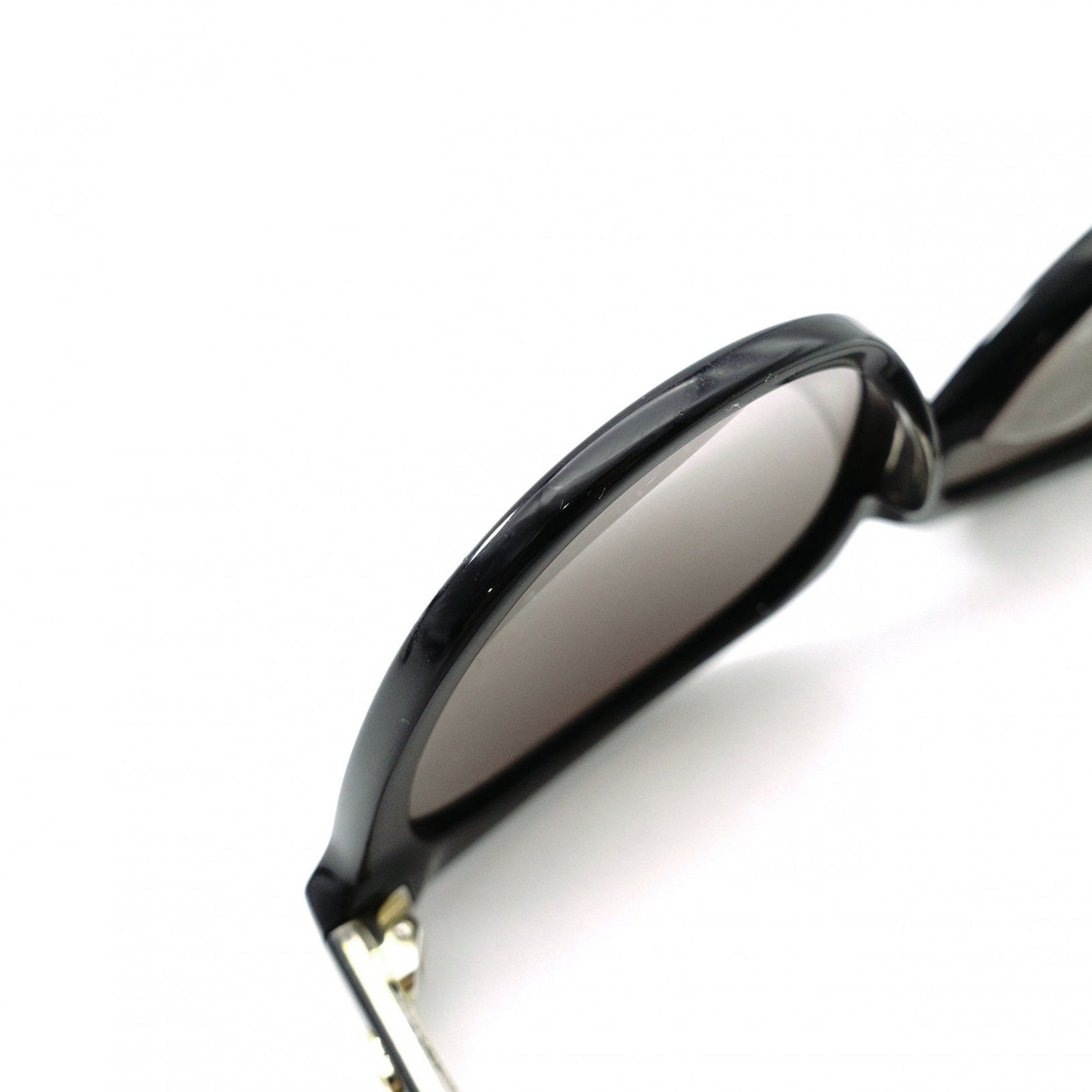 GUCCI Sunglasses, Plastic, Black, with Case