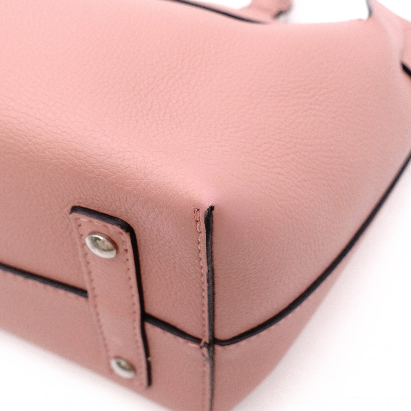BURBERRY Belt Bag, Handbag, 2-Way Shoulder Bag, Leather, Pink, Women's