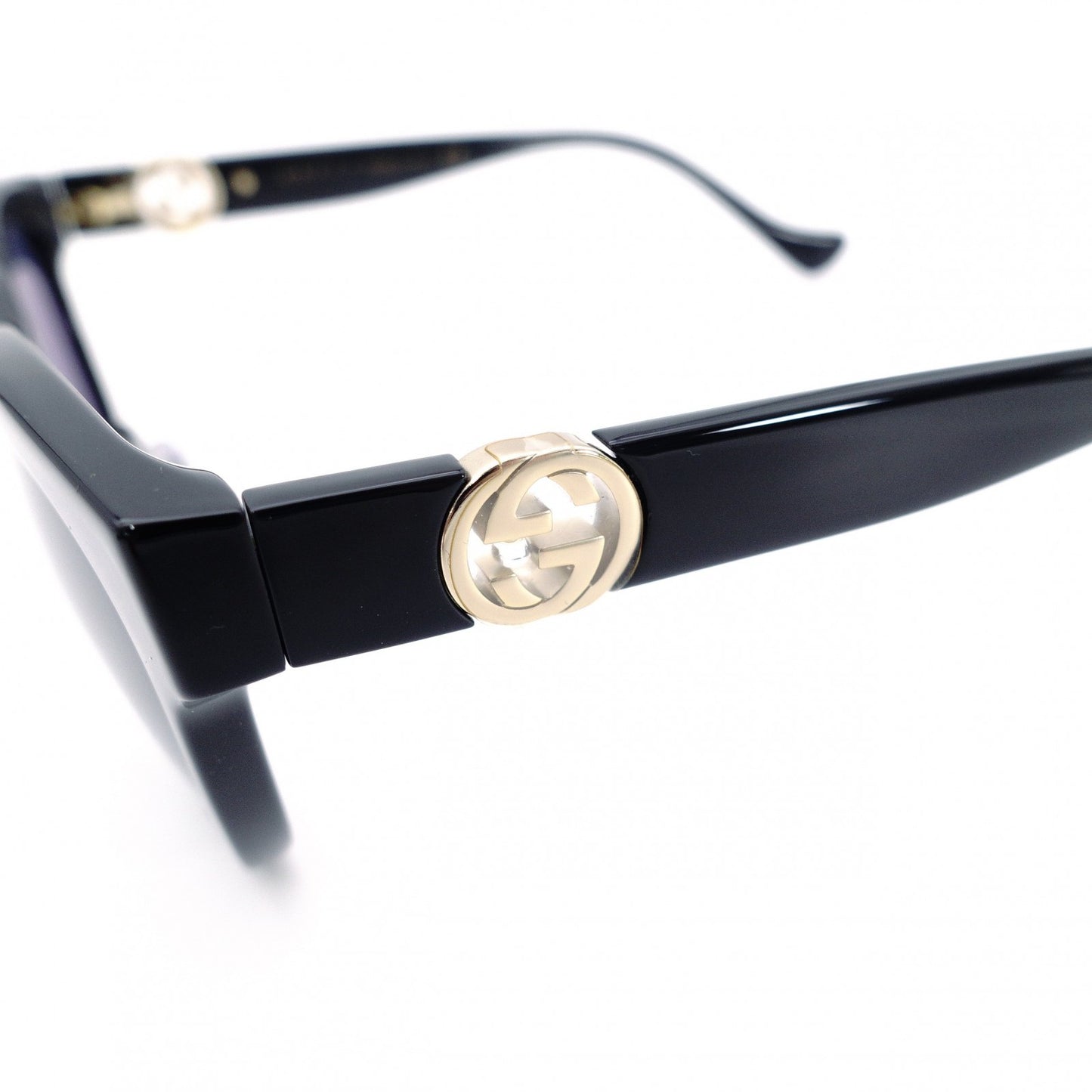Unused GUCCI Sunglasses, Plastic, Black