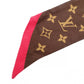 LOUIS VUITTON Takashi Murakami Twilly Monogram Cherry Scarf, Silk, Brown