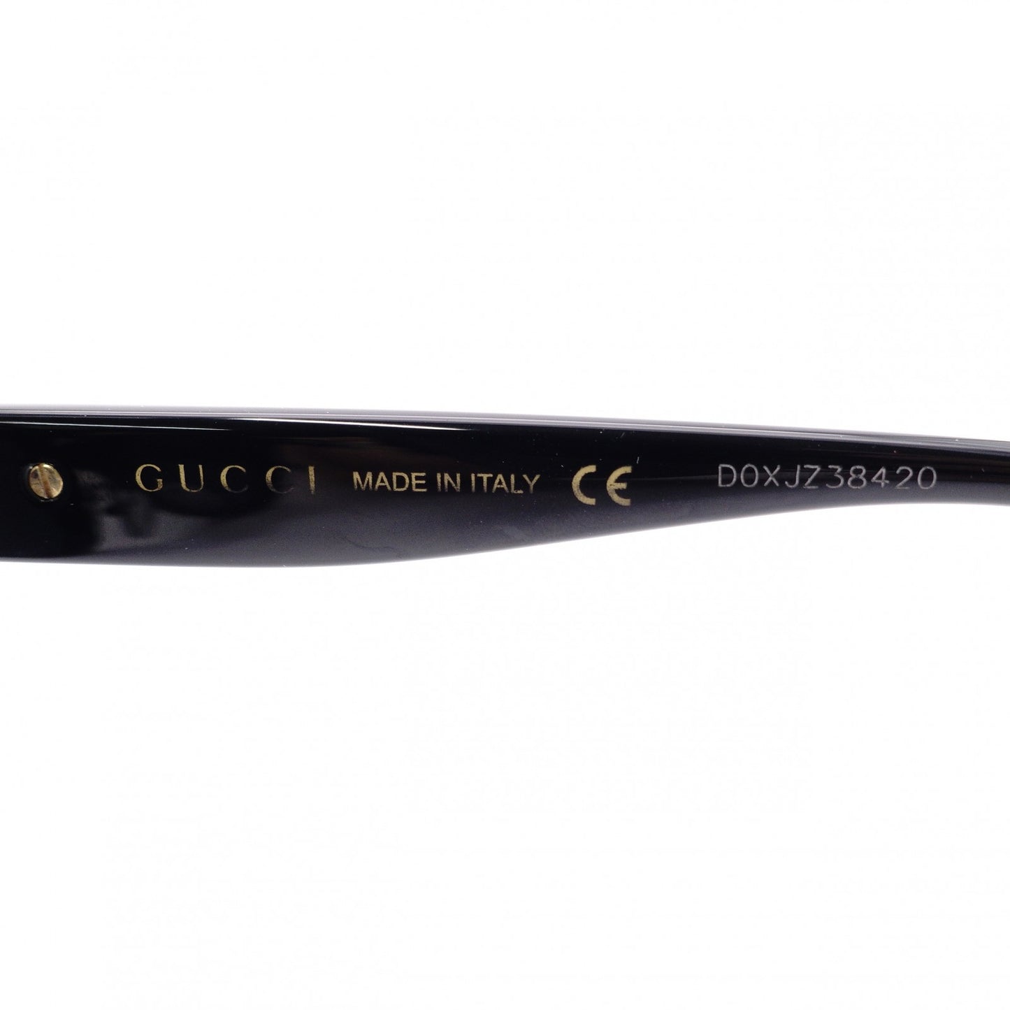 Unused GUCCI Sunglasses, Plastic, Black