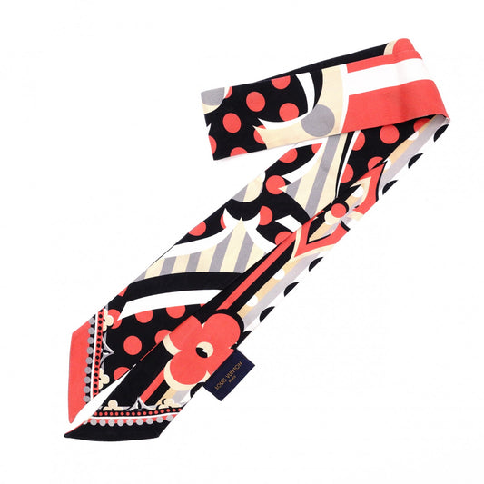 LOUIS VUITTON Twilly Bando Scarf, Silk, Brownish Red