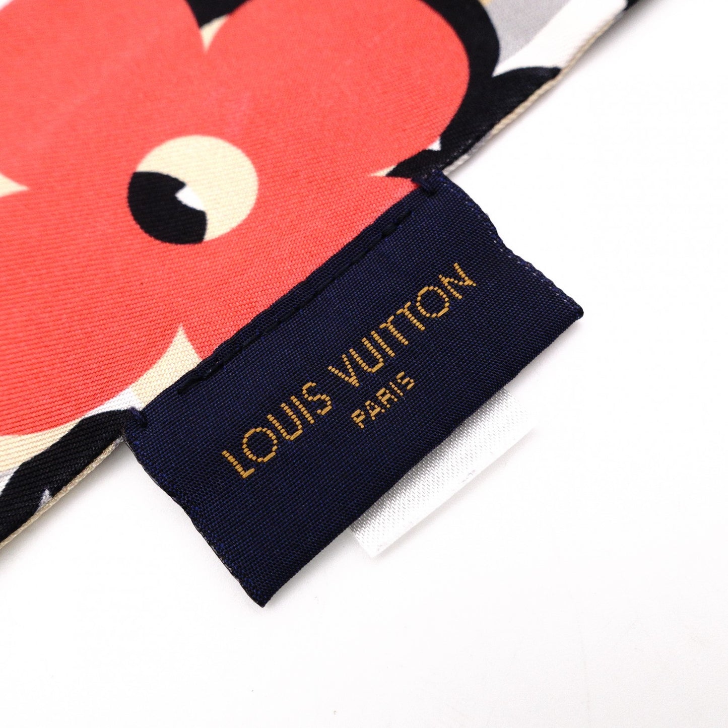 LOUIS VUITTON Twilly Bando Scarf, Silk, Brownish Red