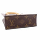 LOUIS VUITTON Petite Sac Pla Monogram Canvas Shoulder Bag, PVC/Leather, Brown, Crossbody