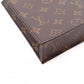 LOUIS VUITTON Petite Sac Pla Monogram Canvas Shoulder Bag, PVC/Leather, Brown, Crossbody