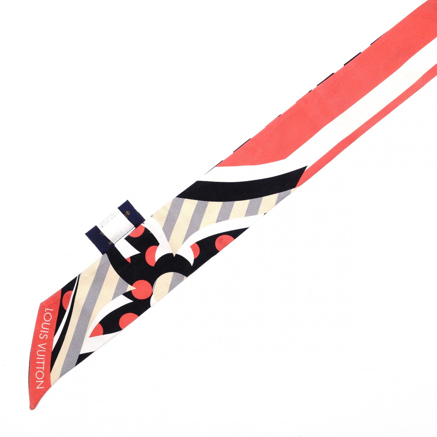 LOUIS VUITTON Twilly Bando Scarf, Silk, Brownish Red