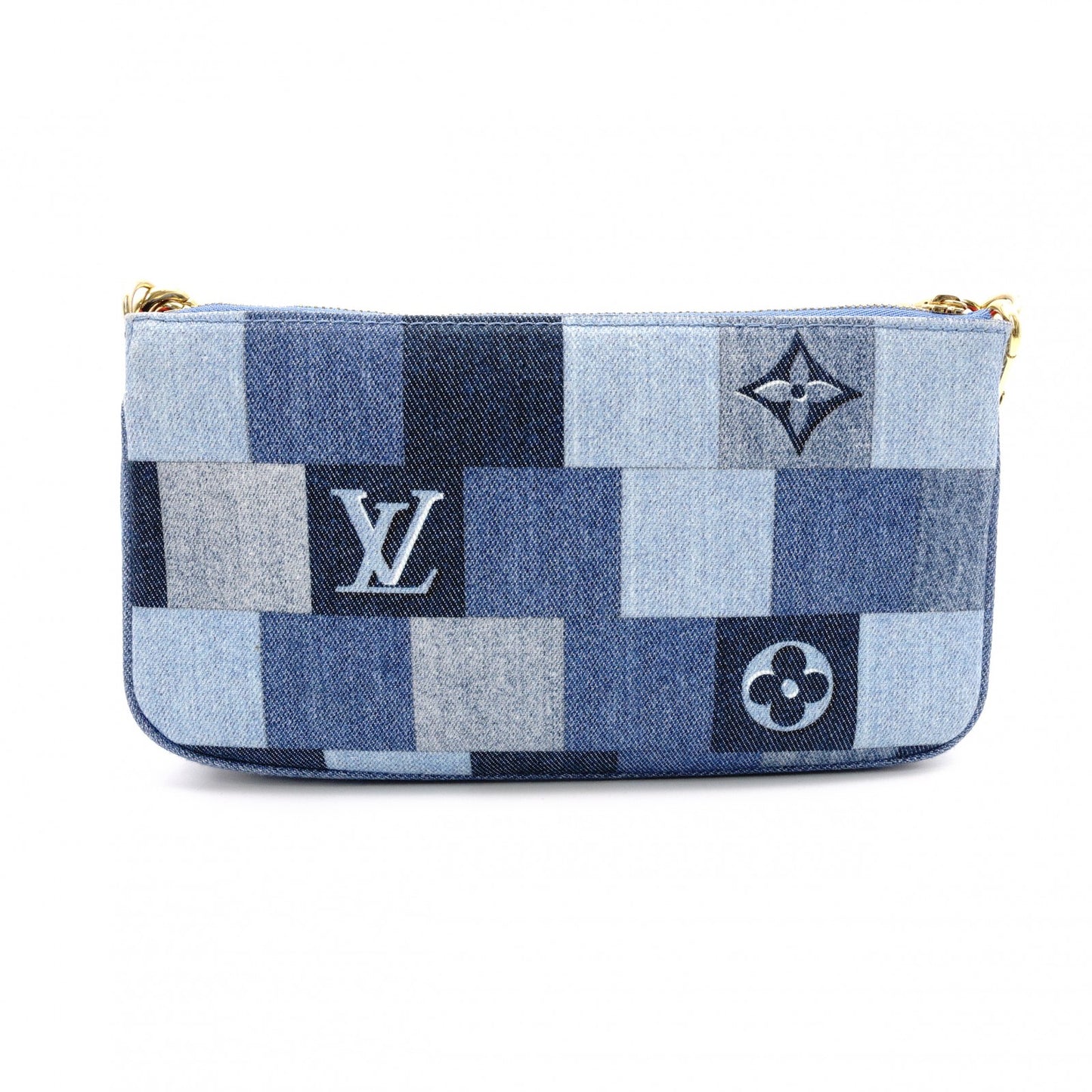 LOUIS VUITTON Multipochette Accessoires Denim Shoulder Bag