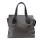 Tod's Ava Tote Bag Leather Brown Two-Tone Shoulder Bag with Charm 7-10-969