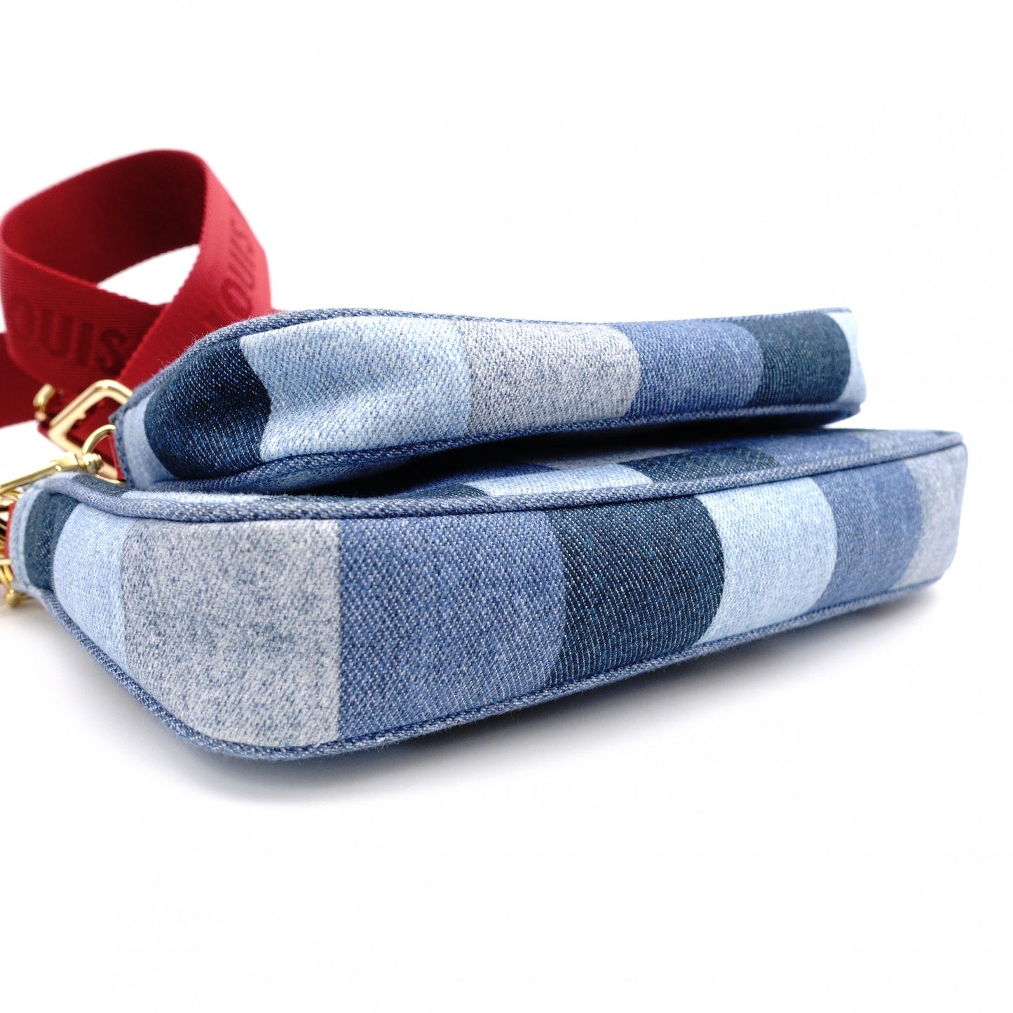 LOUIS VUITTON Multipochette Accessoires Denim Shoulder Bag