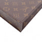 LOUIS VUITTON Petite Sac Pla Monogram Canvas Shoulder Bag, PVC/Leather, Brown, Crossbody