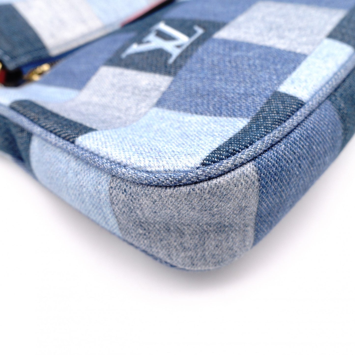 LOUIS VUITTON Multipochette Accessoires Denim Shoulder Bag
