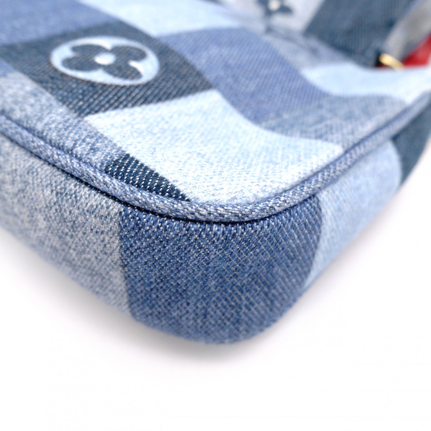 LOUIS VUITTON Multipochette Accessoires Denim Shoulder Bag