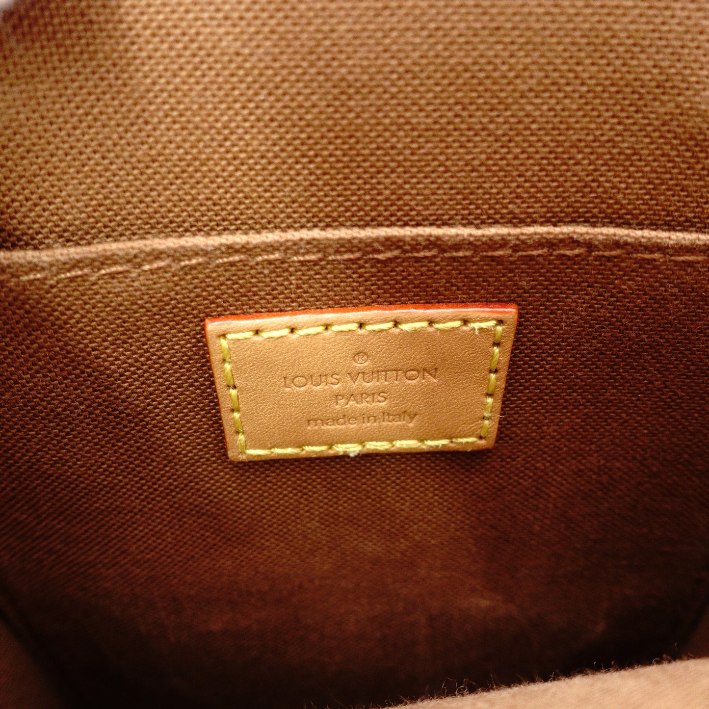 LOUIS VUITTON Petite Sac Pla Monogram Canvas Shoulder Bag, PVC/Leather, Brown, Crossbody