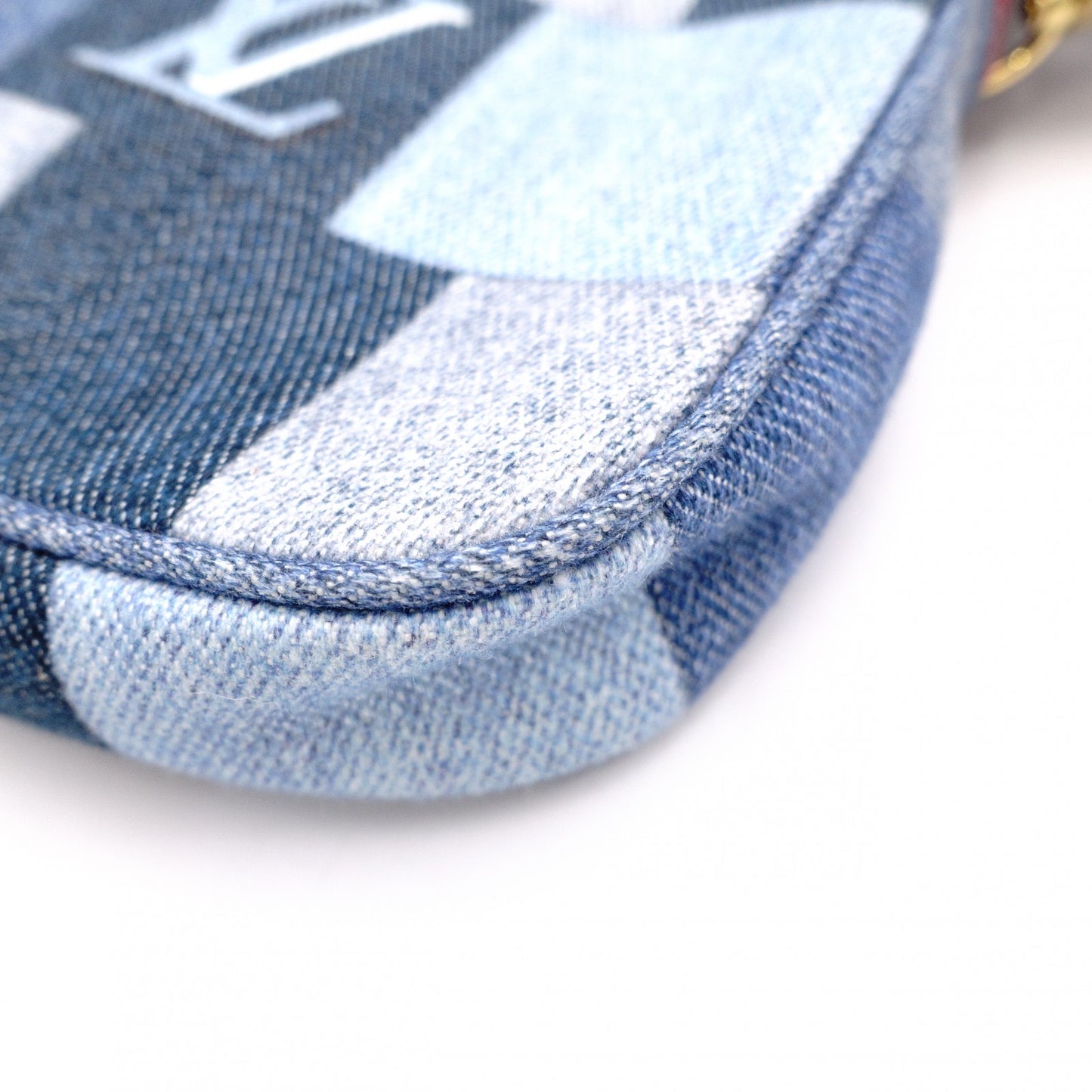 LOUIS VUITTON Multipochette Accessoires Denim Shoulder Bag