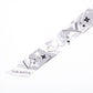 LOUIS VUITTON Twilly Bando BB Scarf, Silk, Gray
