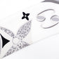LOUIS VUITTON Twilly Bando BB Scarf, Silk, Gray