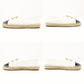 CHANEL Espadrilles Black × White Leather CC Logo Size 38 Approx. 24cm~24.5cm Patent Leather 7-12-926