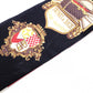 LOUIS VUITTON Twilly Bando BB Scarf, Silk, Black and Beige