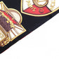 LOUIS VUITTON Twilly Bando BB Scarf, Silk, Black and Beige
