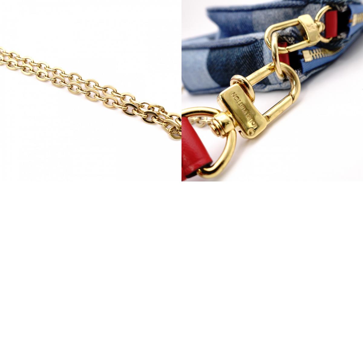 LOUIS VUITTON Multipochette Accessoires Denim Shoulder Bag