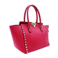 Valentino Garavani Stud Handbag Pink Leather 2-Way Shoulder 7-12-853
