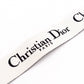 Christian Dior 30 Montaigne Shoulder Strap Canvas/Leather Black/White Antique Gold Hardware
