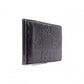 GUCCI Shima Bifold Wallet, Leather, Black, Men's, Card Case, Silver Hardware, GG Logo