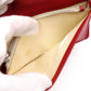 CHANEL Lambskin Piccolore Long Wallet, Leather, Red, Wallet with Silver Hardware