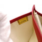 CHANEL Lambskin Piccolore Long Wallet, Leather, Red, Wallet with Silver Hardware