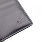 GUCCI Shima Bifold Wallet, Leather, Black, Men's, Card Case, Silver Hardware, GG Logo