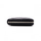 CHANEL Lambskin Coco Logo Matelassé Long Wallet, Leather, Black, Pull (Non-Genuine), Silver Hardware
