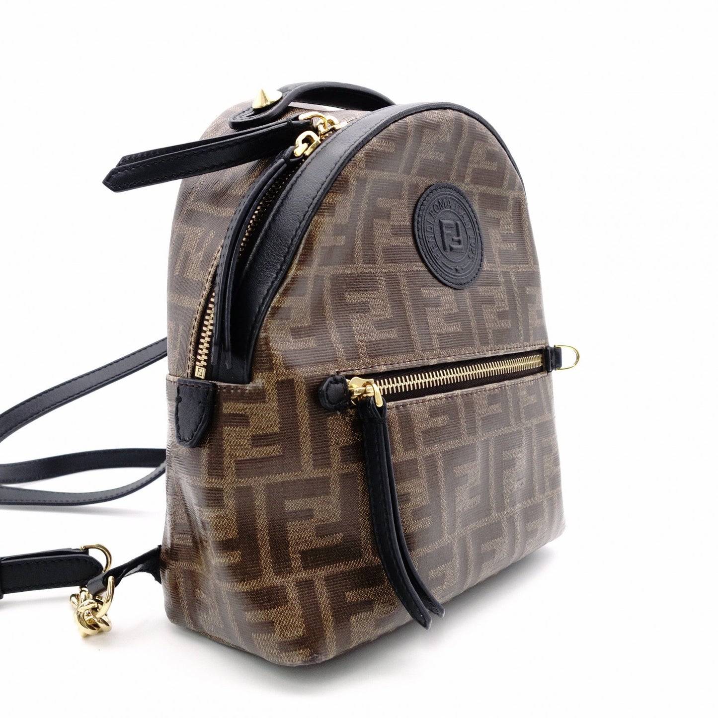 FENDI Mini Backpack Zucca Backpack Brown