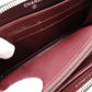 CHANEL Lambskin Coco Logo Matelassé Long Wallet, Leather, Black, Pull (Non-Genuine), Silver Hardware