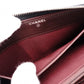 CHANEL Lambskin Coco Logo Matelassé Long Wallet, Leather, Black, Pull (Non-Genuine), Silver Hardware