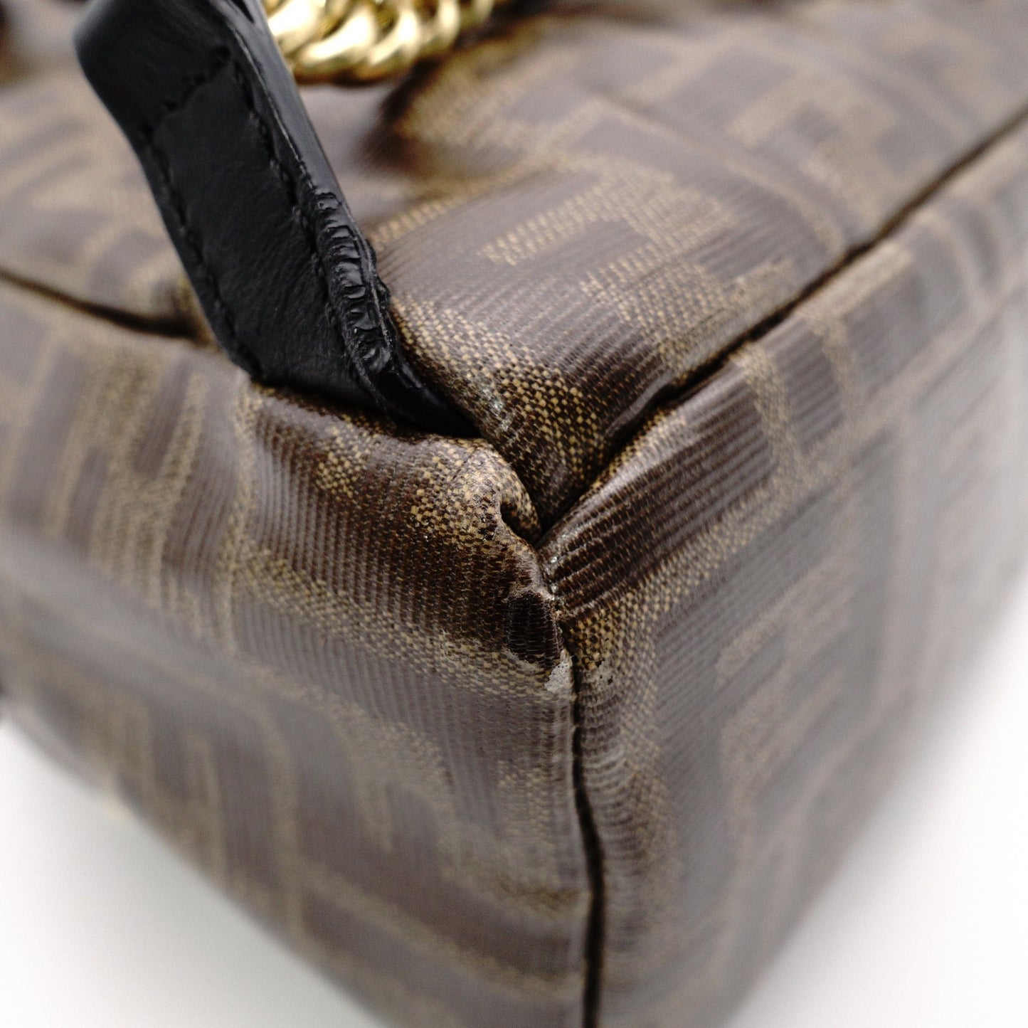 FENDI Mini Backpack Zucca Backpack Brown