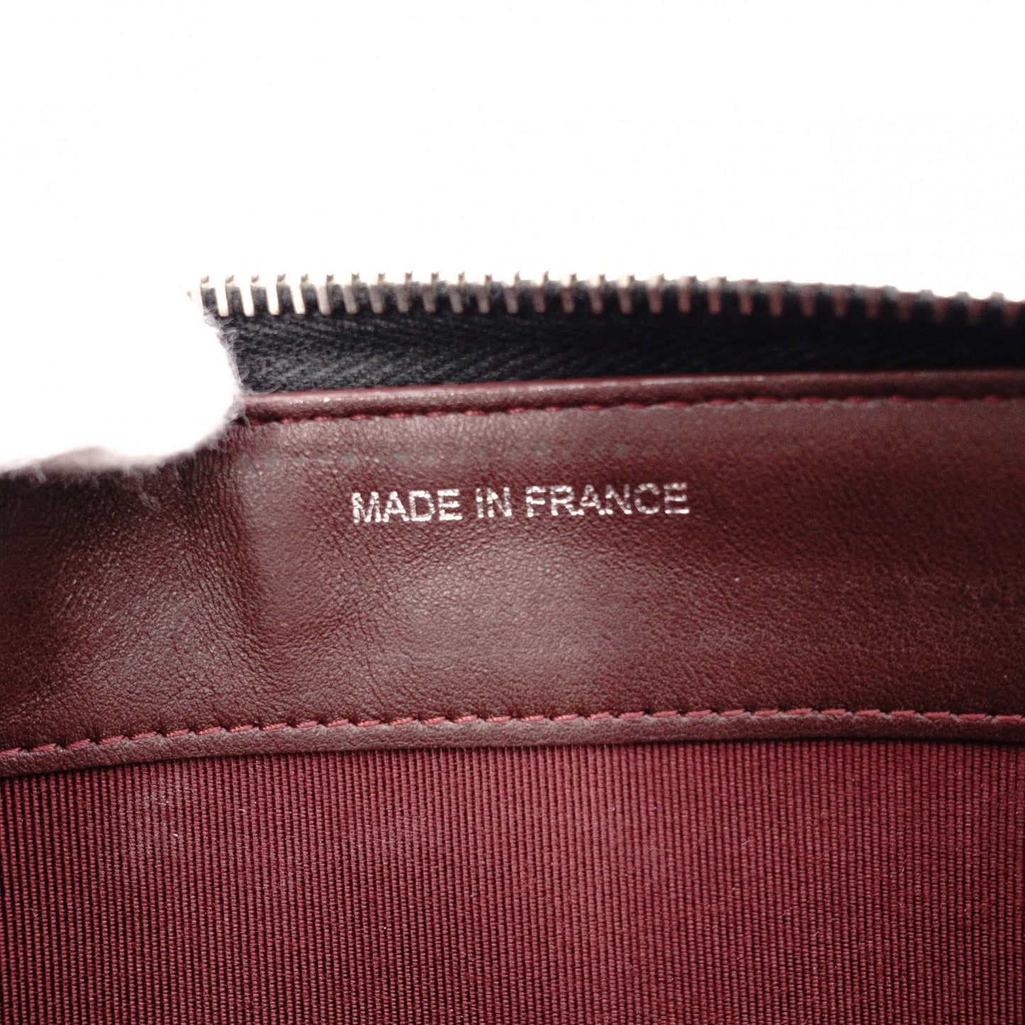 CHANEL Lambskin Coco Logo Matelassé Long Wallet, Leather, Black, Pull (Non-Genuine), Silver Hardware