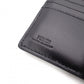 FENDI Zucca Bifold Wallet, Leather, Black, Men's, Gray, FF Logo