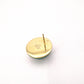 GUCCI Sherry Line Earrings, Metal and Plastic, Green and Red