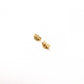 GUCCI Sherry Line Earrings, Metal and Plastic, Green and Red