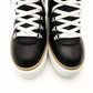 HERMES Flocon sneakers leather/Mouton black USED Women