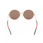 GUCCI Bee Sherry Line Sunglasses, Plastic, Brown, Unisex